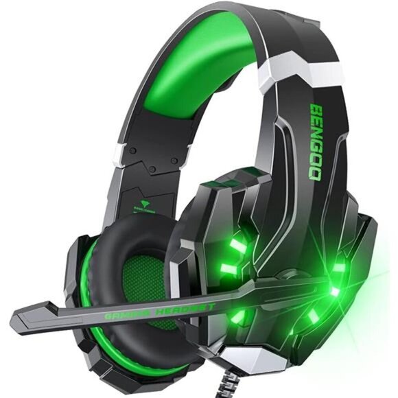 G9000 Stereo Gaming Headset for PS4 PC Xbox One PS5 Controller Noise Cancelling - Picture 1 of 8